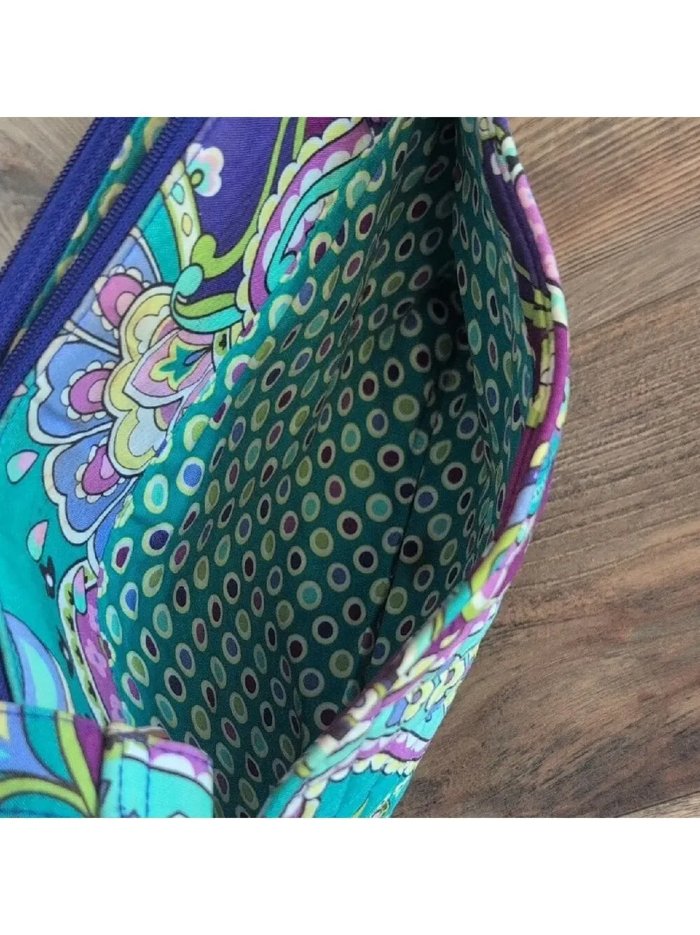 Vibrant Floral Quilted Tablet Crossbody Bag 10